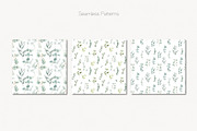 Eucalyptus Line Art And Watercolor, a Decorative Illustration by ElenaPlatovaArt (Thumbnail 4 of 10)