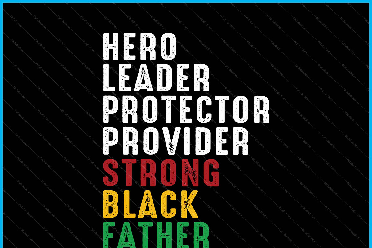 Strong African American Black Father, a Graphic by Creativeusart (Photo 2 of 4)
