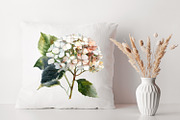 White flower. Watercolor clipart col, a Decorative Illustration by ElenazlataArt (Thumbnail 9 of 9)
