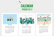 Illustrated Calendar 2017 | Vector, an Animal Illustration by Artem Vorotnikov (Thumbnail 4 of 6)