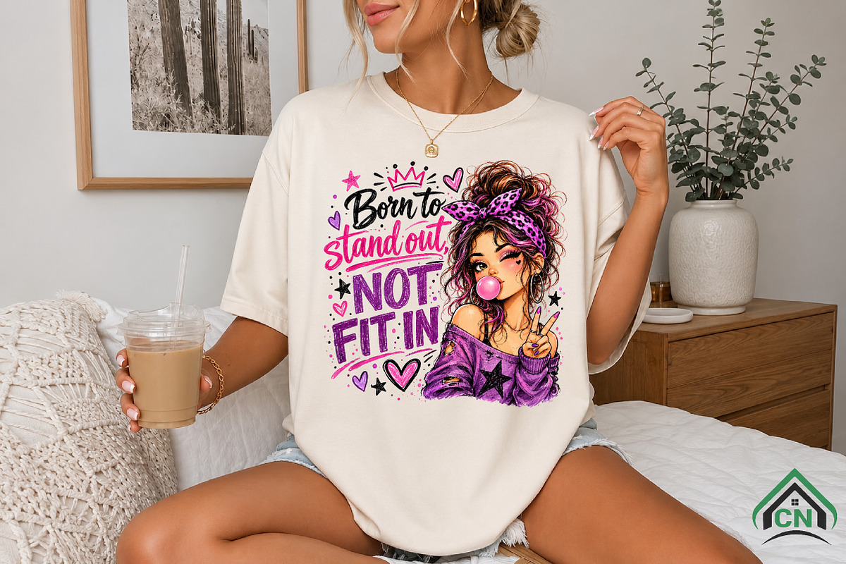 Sassy Girl Bubblegum Sublimation, a Seasonal Illustration by Craft Nest (Photo 5 of 6)