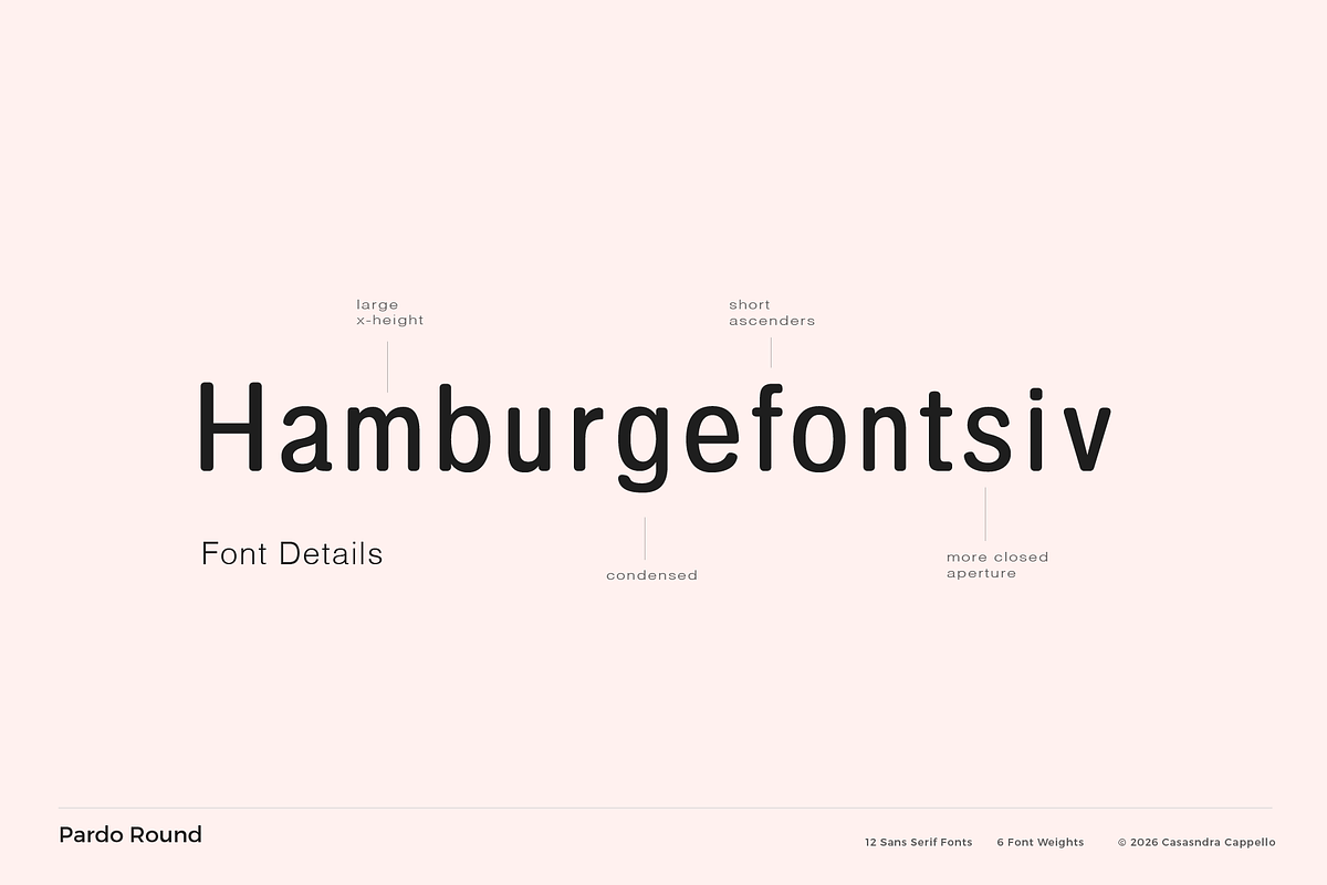 Pardo Round - Modern Sans Serif, a Sans Serif Font by Cassandra Cappello (Photo 5 of 7)