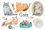Watercolor Animals Bundle 8 in 1, an Animal Illustration by ArtGiftsStudio (Thumbnail 2 of 10)