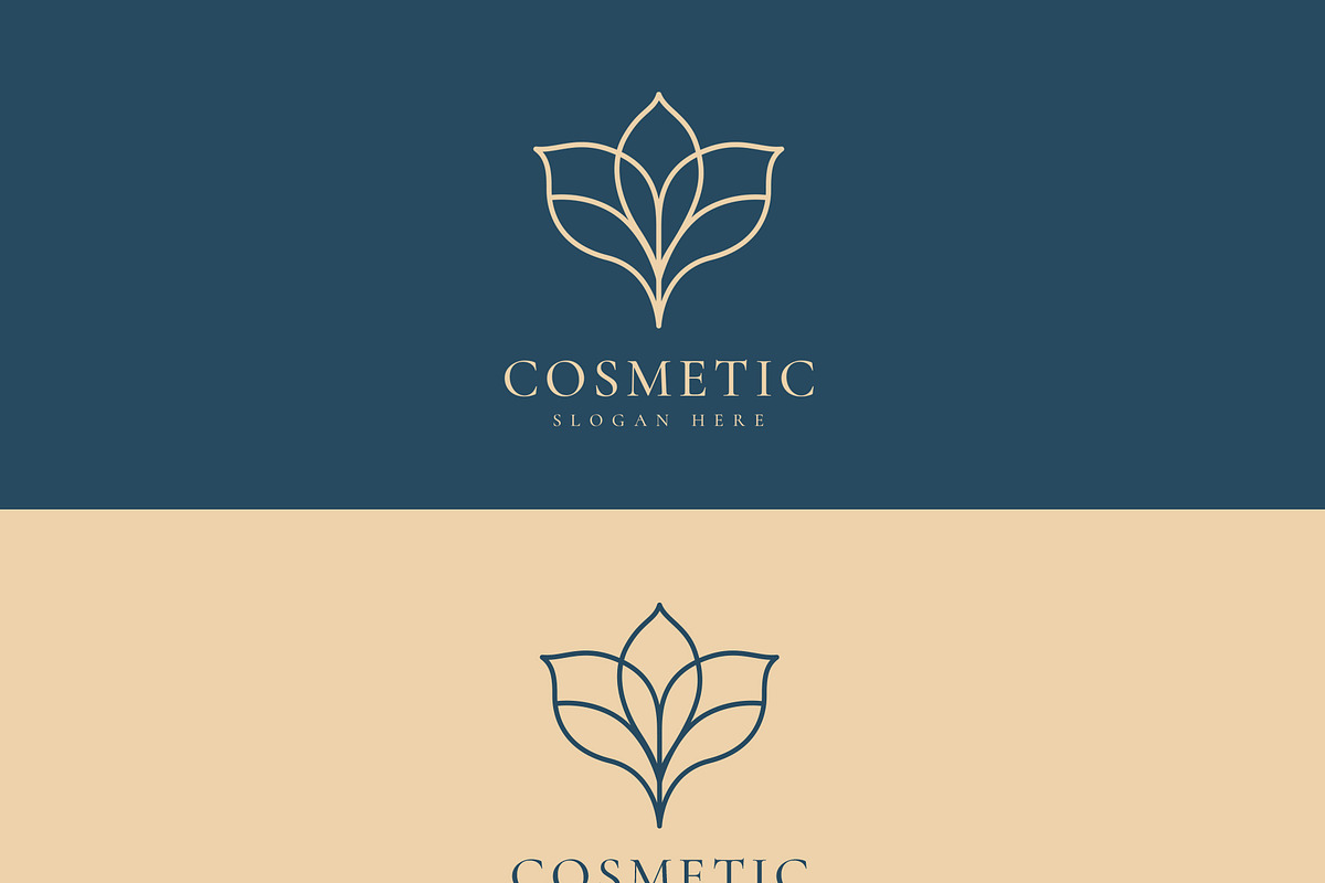 Beauty Flower Cosmetic Logo Template, a Branding & Logo Template by HueNestify (Photo 2 of 3)