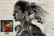 GRAPHITE PENCIL SKETCH FX Ps Action, an Action Add-On by Studio Retouch (Thumbnail 8 of 10)