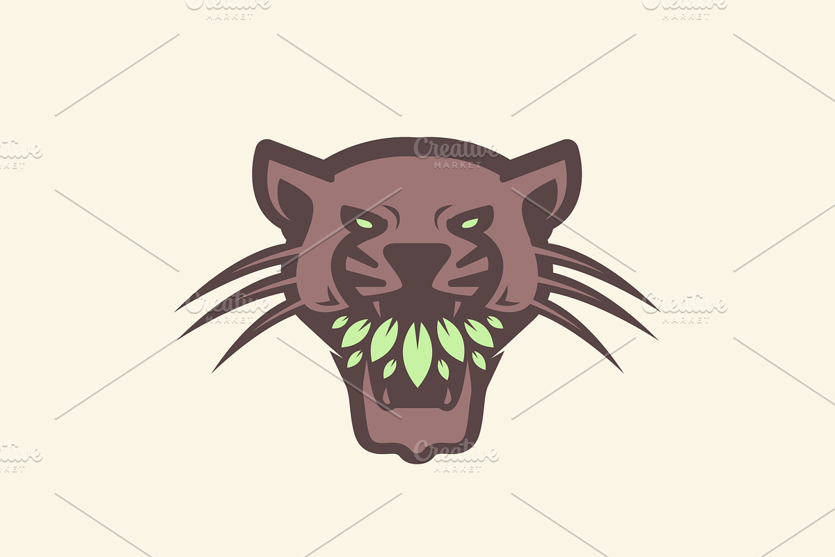 beast animal roar leopard logo, a Branding & Logo Template by devastd