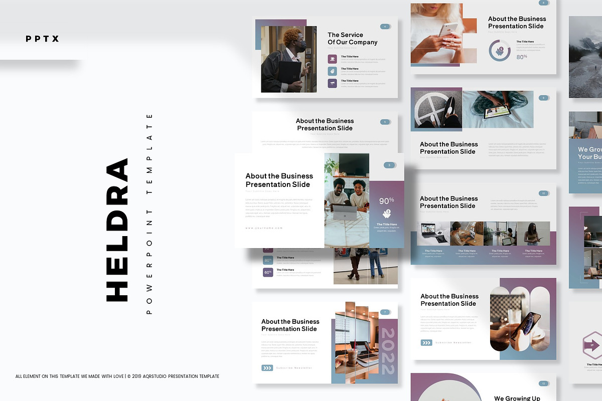 Heldra - Powerpoint Template, a Presentation Template by AQR Studio ...