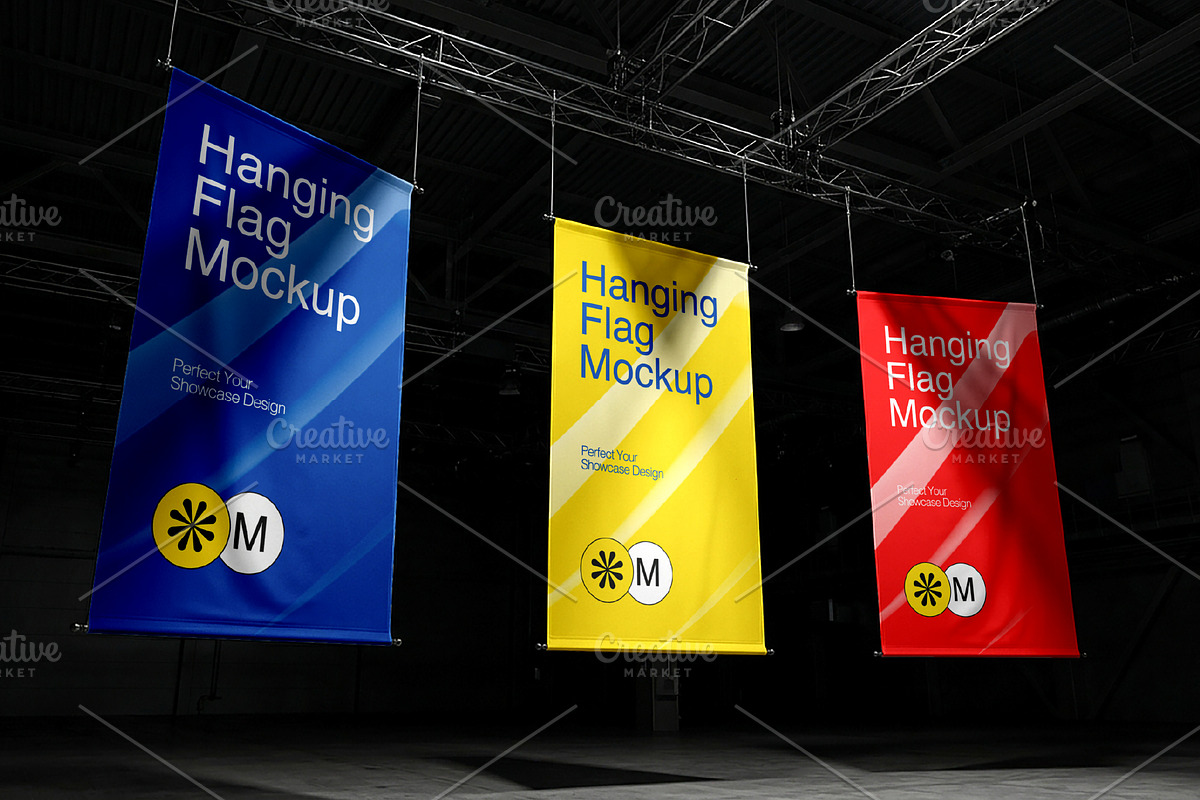 Hanging banner mockup, an Advertising Mockup by Dorst Branding (Photo 1 of 2)