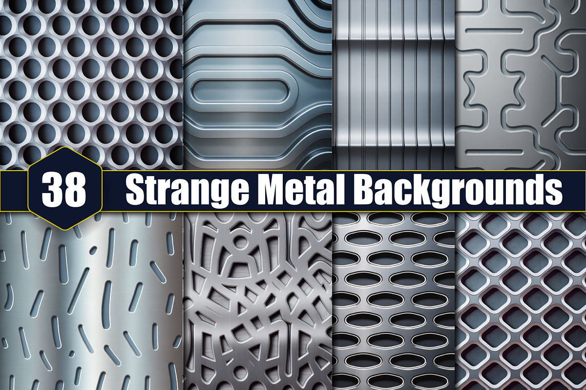 38 Strange Metal Backgrounds, a Background Graphic by protabsorkar11 (Photo 1 of 4)