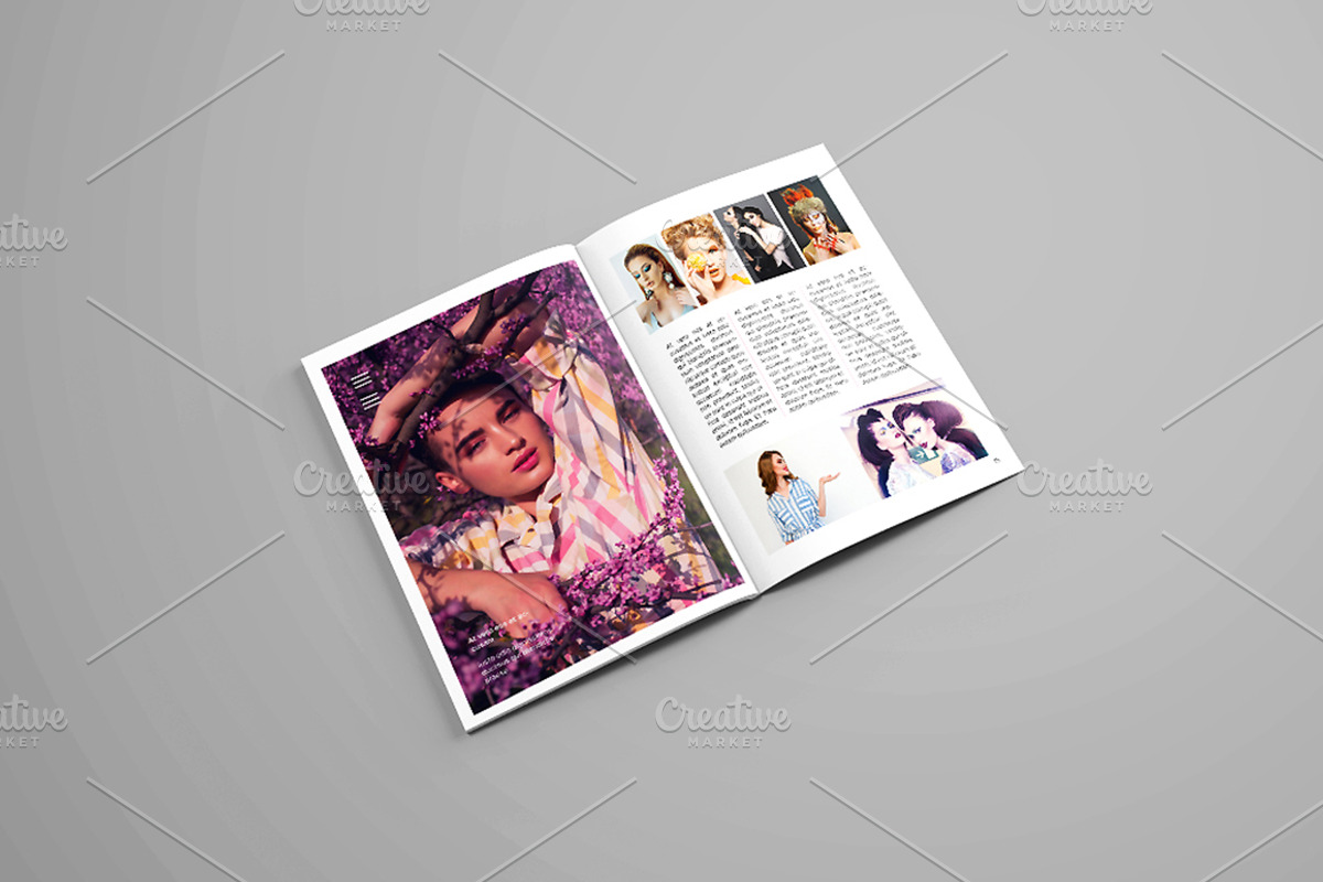Fashion Magazine InDesign Layout, a Magazine Template by Minimalist Studio (Photo 9 of 11)