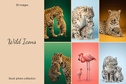 Wild Icons. Animals parents., an Animal Photo by AI Petr Creative Agency (Thumbnail 1 of 7)