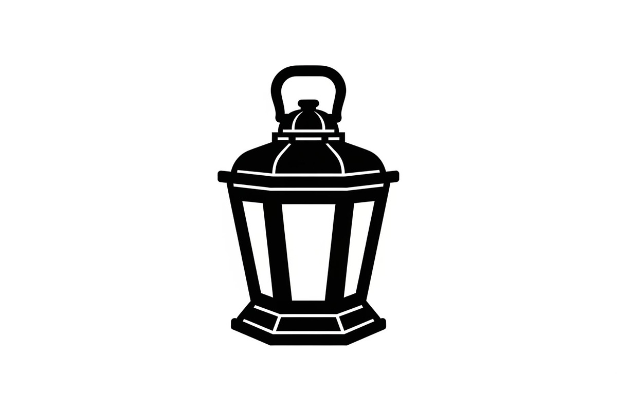 Vintage Street Lantern Silhouette Bu, an Illustration by hafijul (Photo 34 of 51)