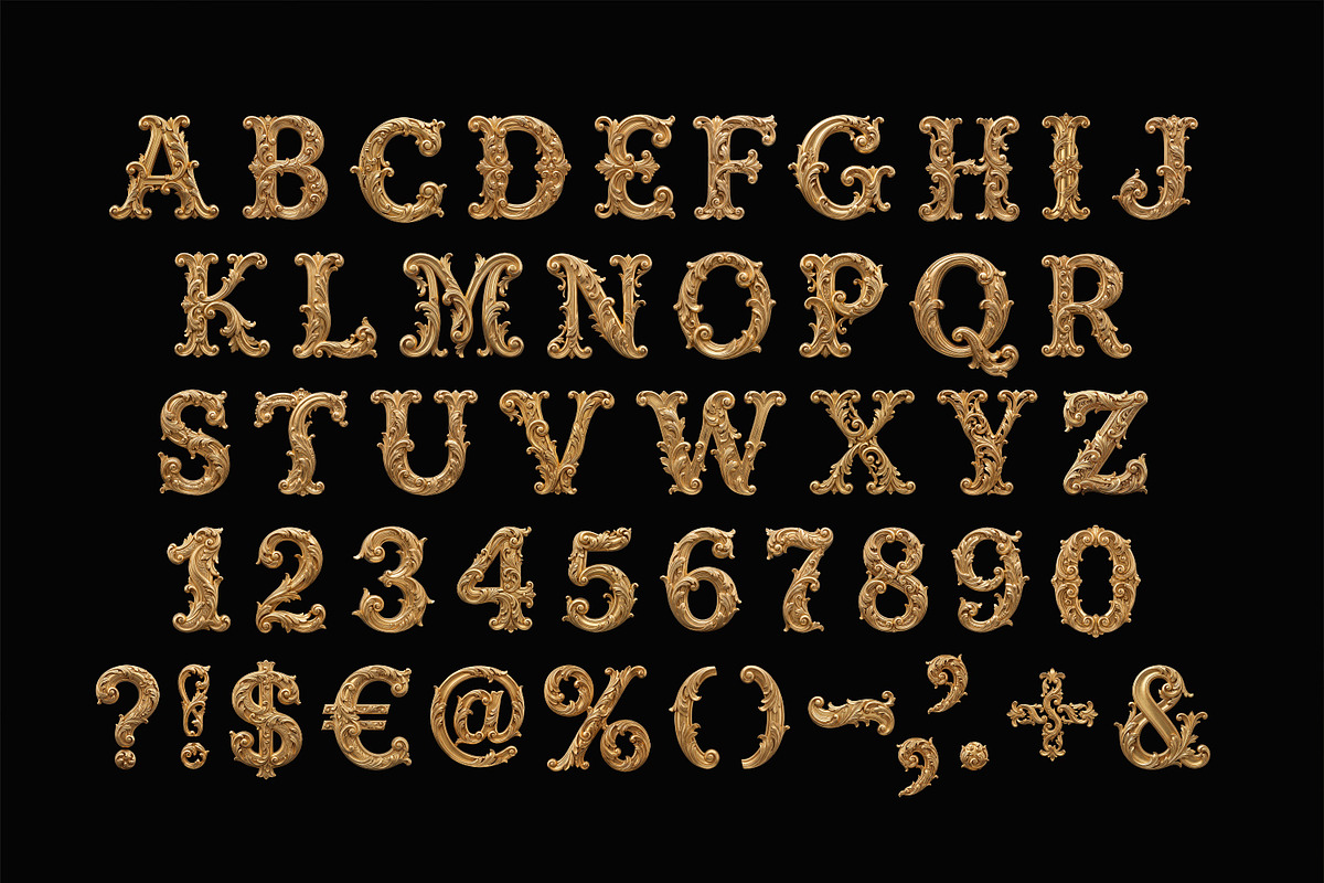 Golden Rococo Font, a Serif Font by Handmadefont (Photo 2 of 15)