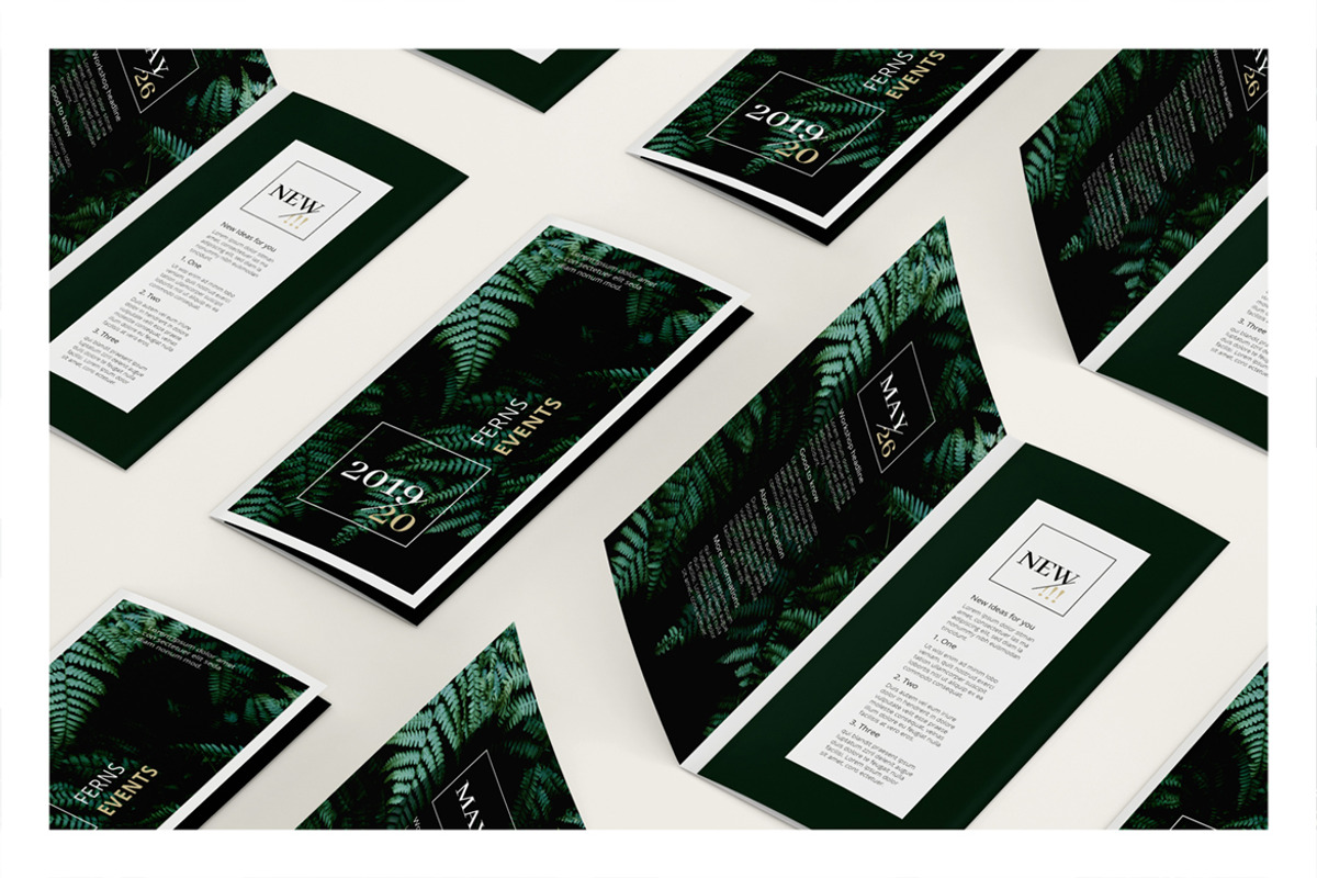 FERNS Trifold Event Flyer Design, a Brochure Template by AgataCreate (Photo 5 of 8)