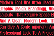 Nellbana - Modern Condensed Sans, a Sans Serif Font by MaikoHatta (Thumbnail 5 of 9)