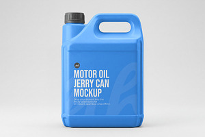 Motor Oil Jerry Can Mockup, a Packaging Mockup by graphypix