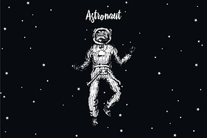 Astronaut In Space.