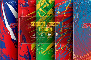 Abstract Sports Jersey PatternBundle