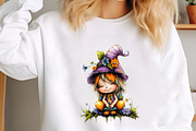 Whimsical Spring Fairy Clipart, an Illustration by designcity5 (Thumbnail 4 of 5)