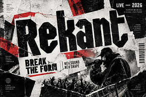 Rekant — Bold Display Typeface