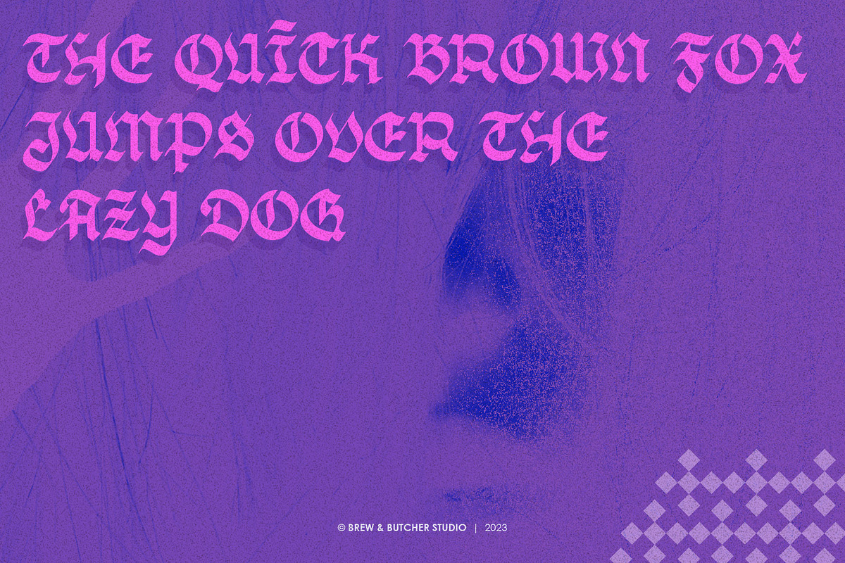 Morthao | Blackletter, a Blackletter Font by Brew & Butcher Studio (Photo 6 of 8)