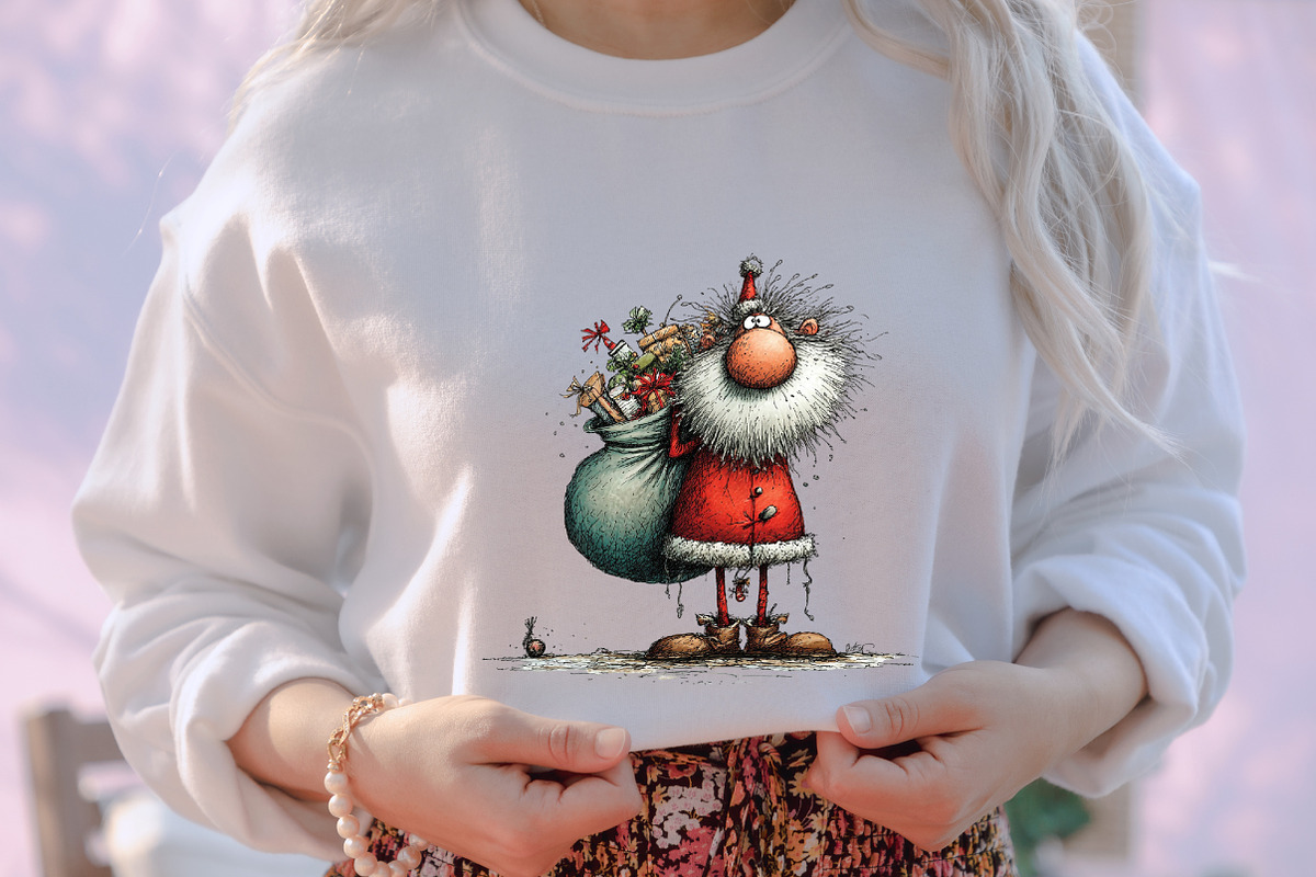 Whimsical Christmas Clipart, an Illustration by designcity5 (Photo 4 of 5)