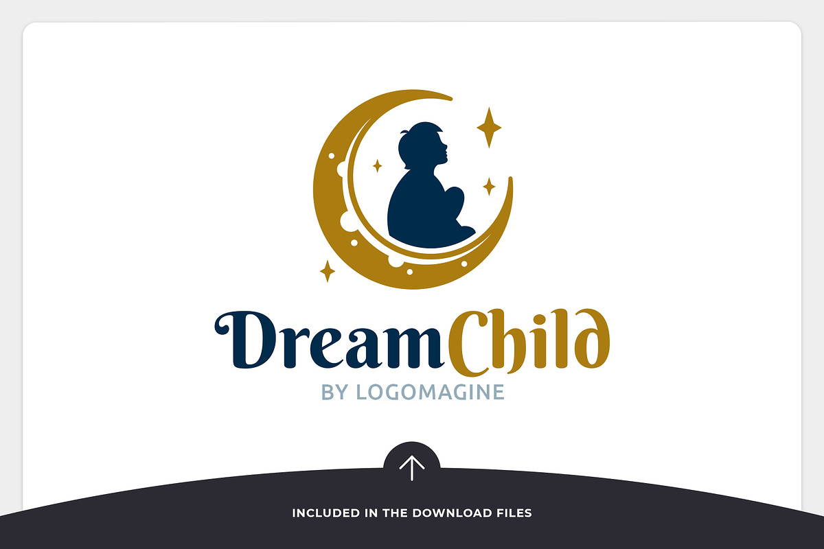 Dream Child - Boy Logo Template, a Branding & Logo Template by LOGOMAGINE (Photo 6 of 16)