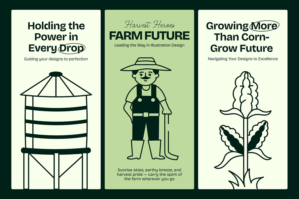 Farming Drawing Illustration Set, an Outline Icon by Vectors Market (Photo 4 of 8)