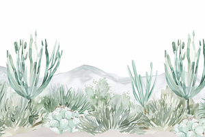 An American or Mexican desert, a Nature Photo by Imaginarium