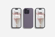 iPhone 14 Pro Mockup, an iPhone Mockup by zuhraabdullah (Thumbnail 23 of 28)