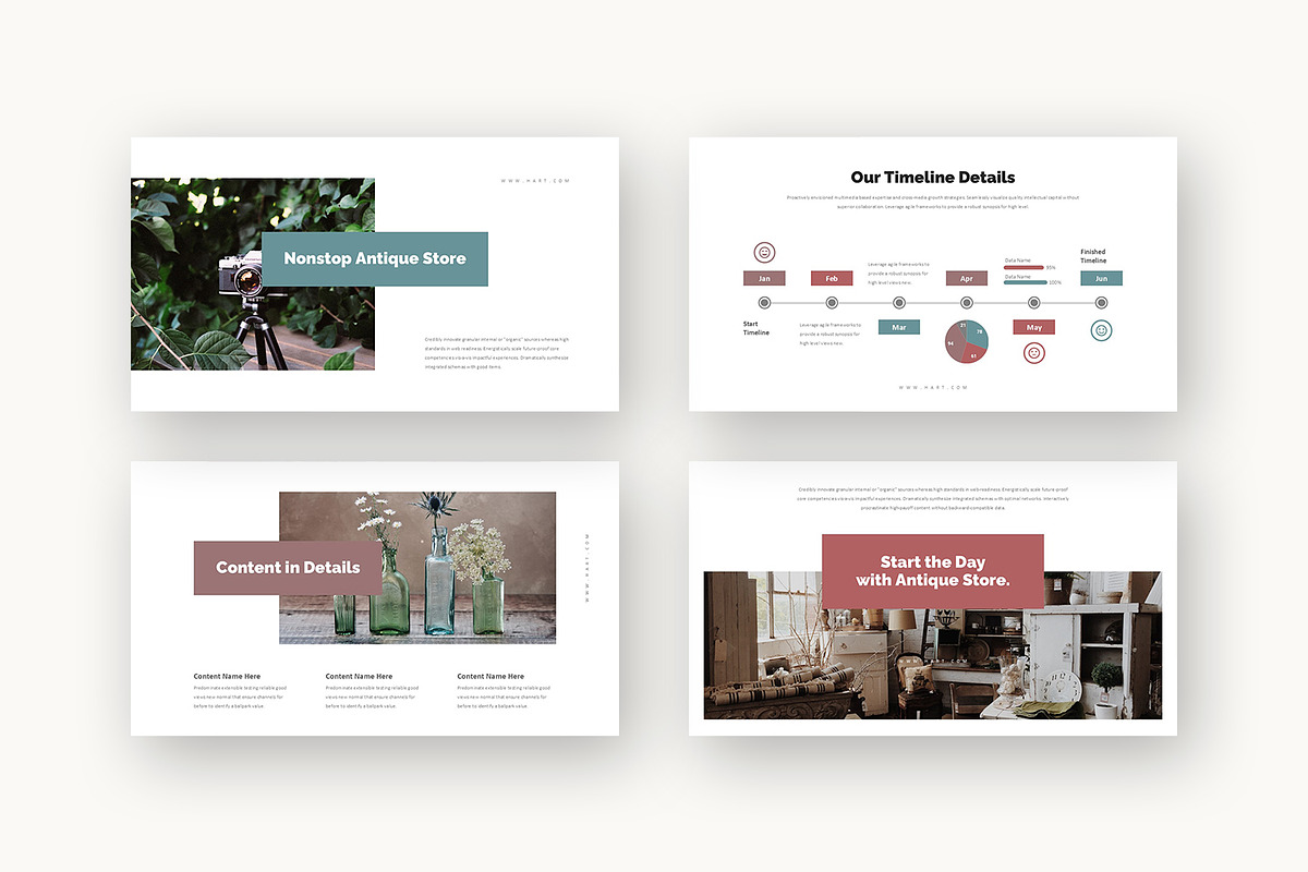 Hart : Heritage Brand Google Slides, a Presentation Template by Punkl Camp (Photo 3 of 16)
