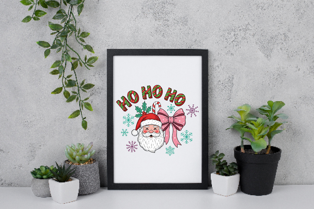 Ho Ho Ho Santa Coquette Christmas, an Illustration by Daily.Designs (Photo 4 of 5)