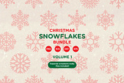 Snowflake SVG Bundle Ornaments Vol 1, an Object Graphic by Seaquint (Thumbnail 1 of 8)