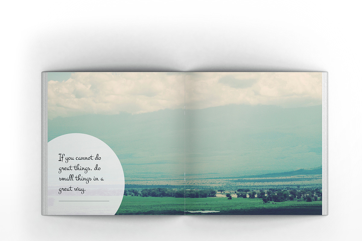 Multipurpose Square Clean Brochure, a Brochure Template by Incools Stokie (Photo 4 of 14)