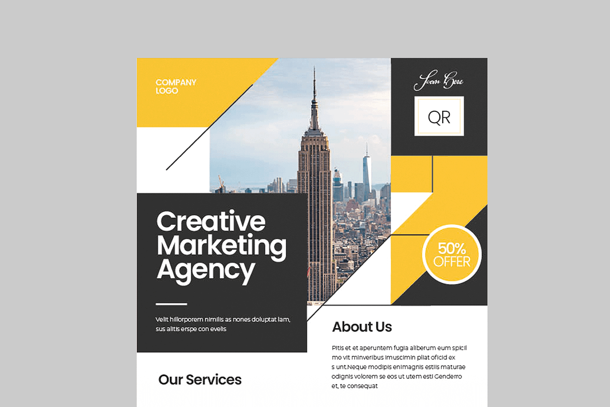 Creative Marketing Agency Flyer, a Flyer Template by MightyDesign (Photo 4 of 8)
