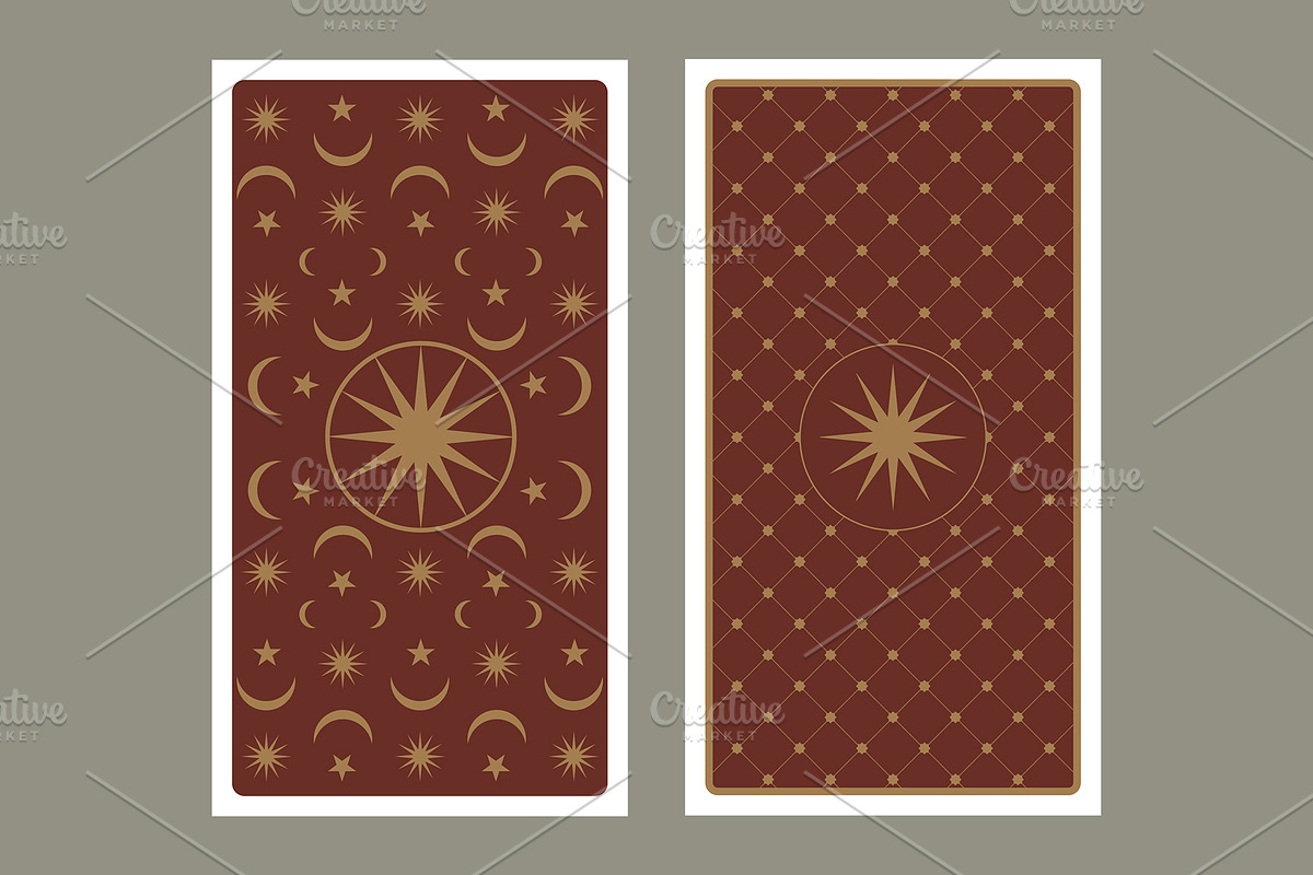 Back of Tarot Cards, a Decorative Illustration by La Inspiratriz (Photo 4 of 7)