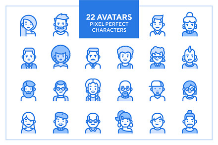 22 Avatar Icons
