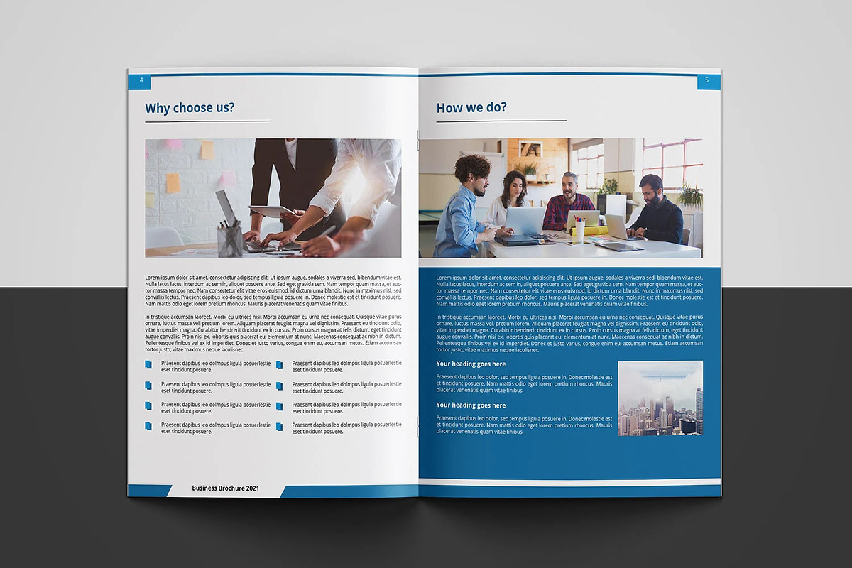 Minimal Business Brochure, a Brochure Template by Template Shop (Photo 3 of 7)