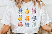 Kawaii Animal Pack PNG, an Animal Illustration by DreamCafeArt (Thumbnail 2 of 6)