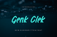 Genk Clek - Font