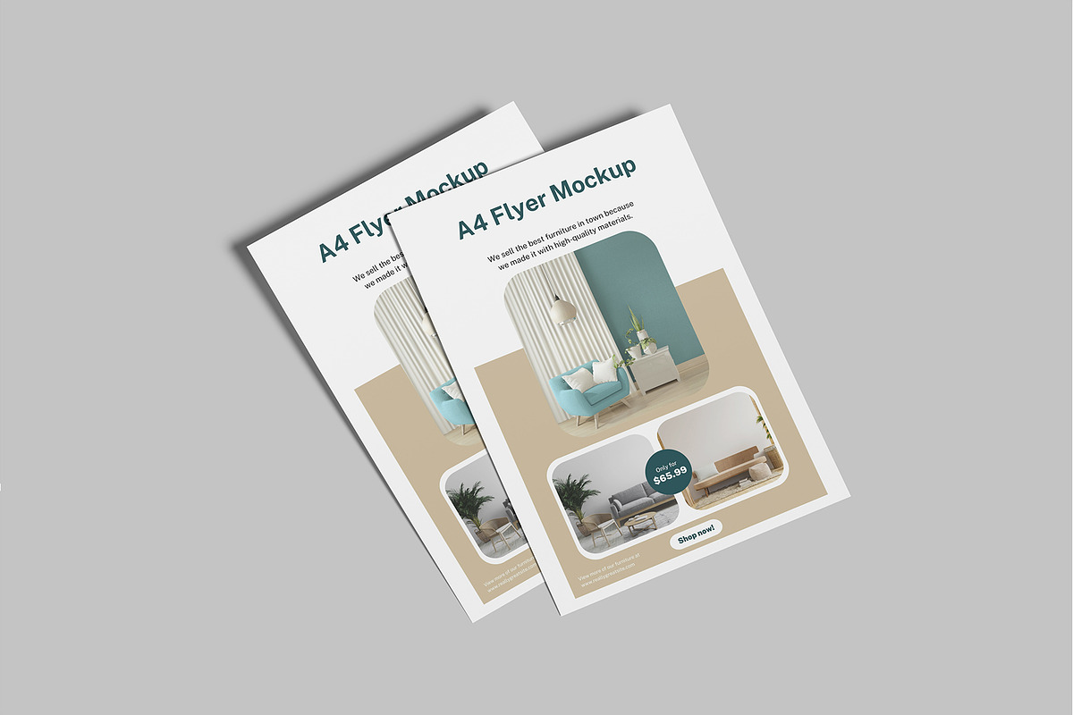 A4 Flyer Mockup, a Flyer Template by rizalamora (Photo 5 of 11)