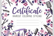 Fashion Beauty Salon Certificates, a Decorative Illustration by Sopelkin (Thumbnail 1 of 3)