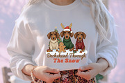 Dachshund Christmas PNG, an Illustration by designcity5 (Thumbnail 6 of 8)