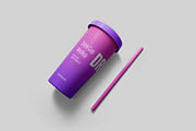 Drink Cup Mockup - 8 Views, a Cups & Container Mockup by Illusiongraphic (Thumbnail 6 of 23)