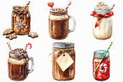 Christmas Hot Cocoa Mason Jar PNG, an Illustration by Craft Nest (Thumbnail 4 of 6)