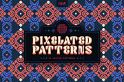 Pixel Mosaic Patterns | Vol. 09, a Pattern Graphic by dvtchk (Thumbnail 3 of 10)