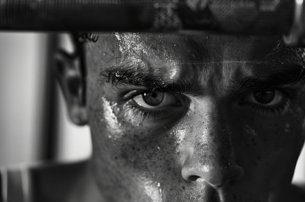 A man displaying focused determinati, a Photo by Iftikhar Alam