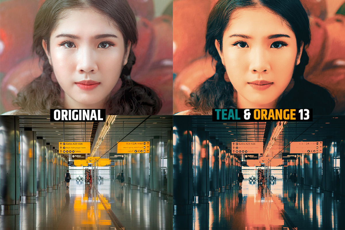 Orange & Teal 30 Cinematic FILM LUTS, a Plug-in Add-On by WeLovePresets (Photo 45 of 61)