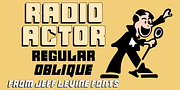 Radio Actor JNL, a Sans Serif Font by Jeff Levine Fonts (Thumbnail 1 of 5)