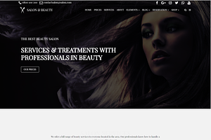 Salon - Beauty WordPress Theme